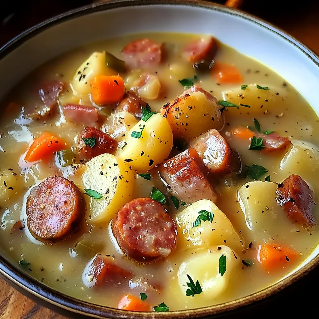 Soupe rustique et gourmande