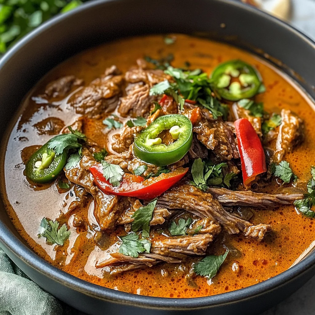 Bœuf thaï fondant au curry