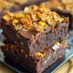 Brownies chocolat et cornflakes