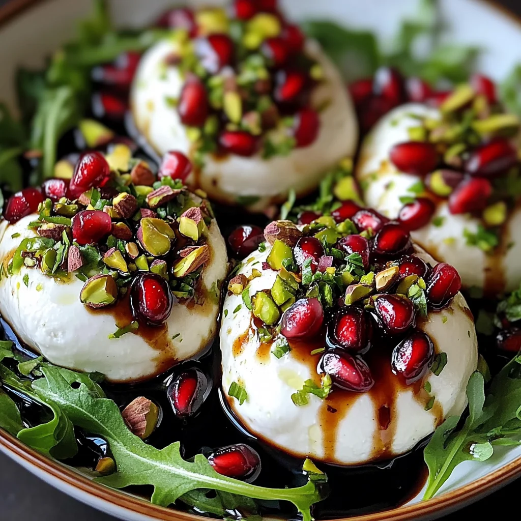 Burrata festive aux graines