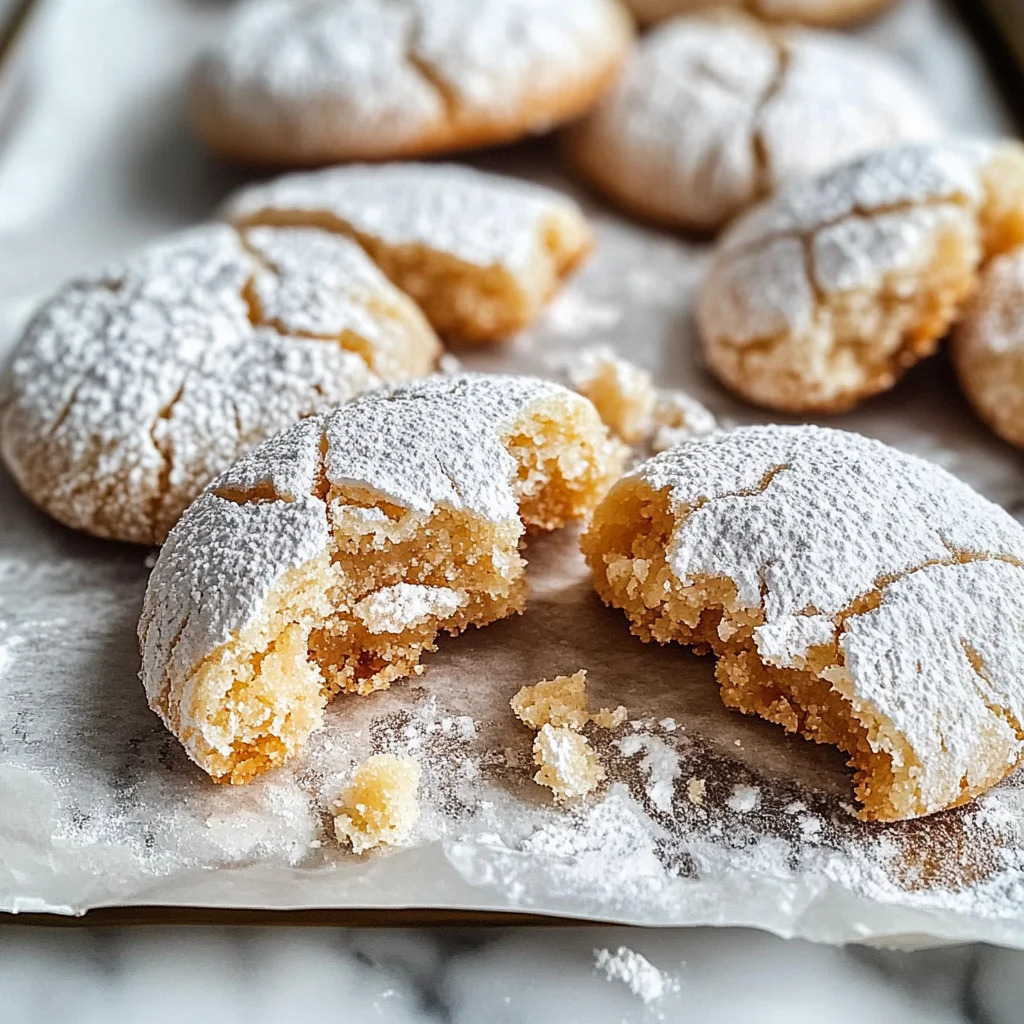 Cookies craquelés fusion asiatique