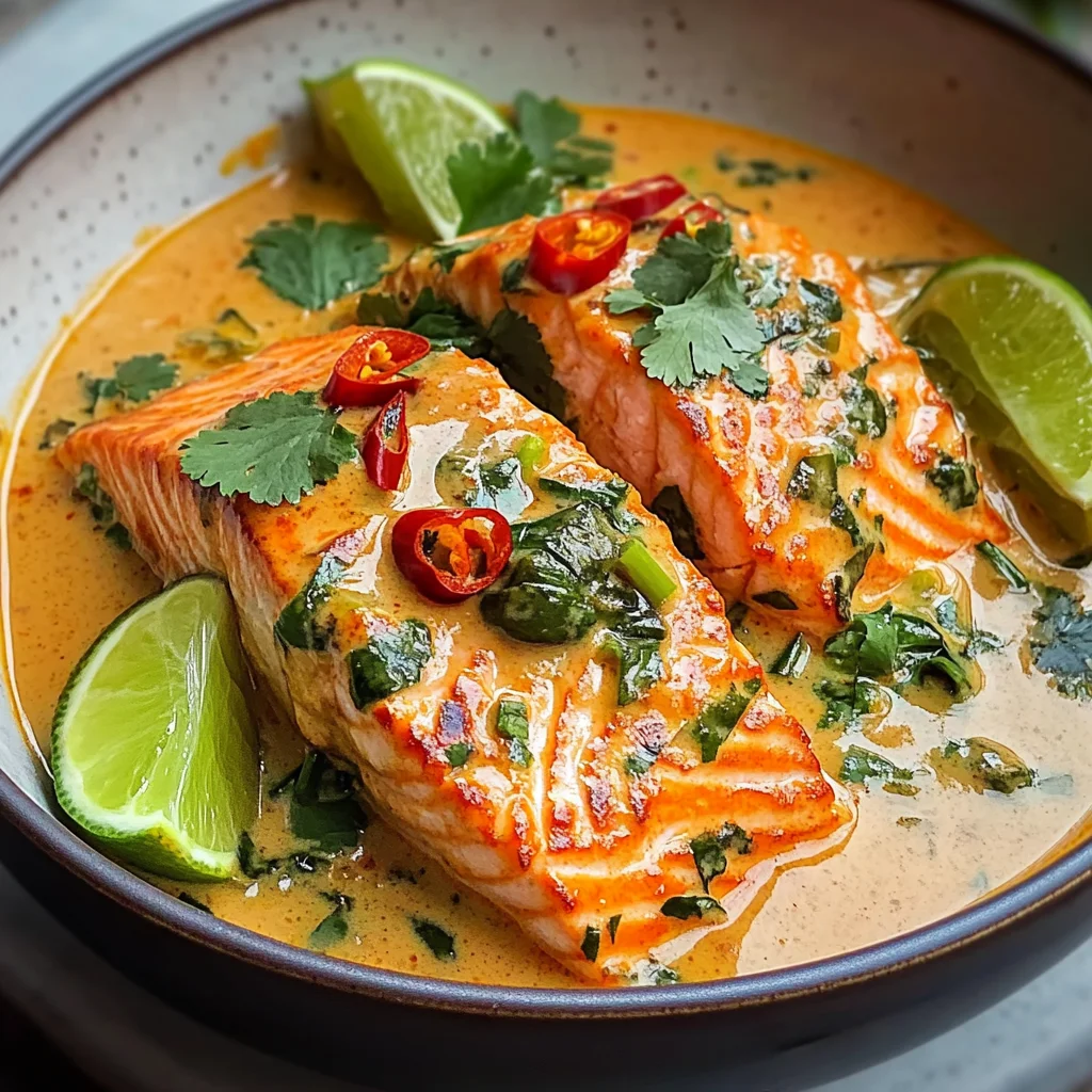 Curry de Saumon Thaï Crémeux