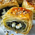Délicieuse spirale de spanakopita