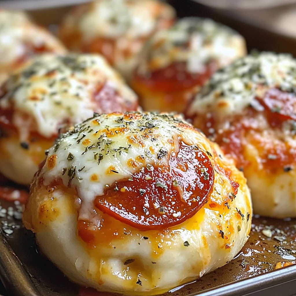 Délicieuses Bombes de Pizza