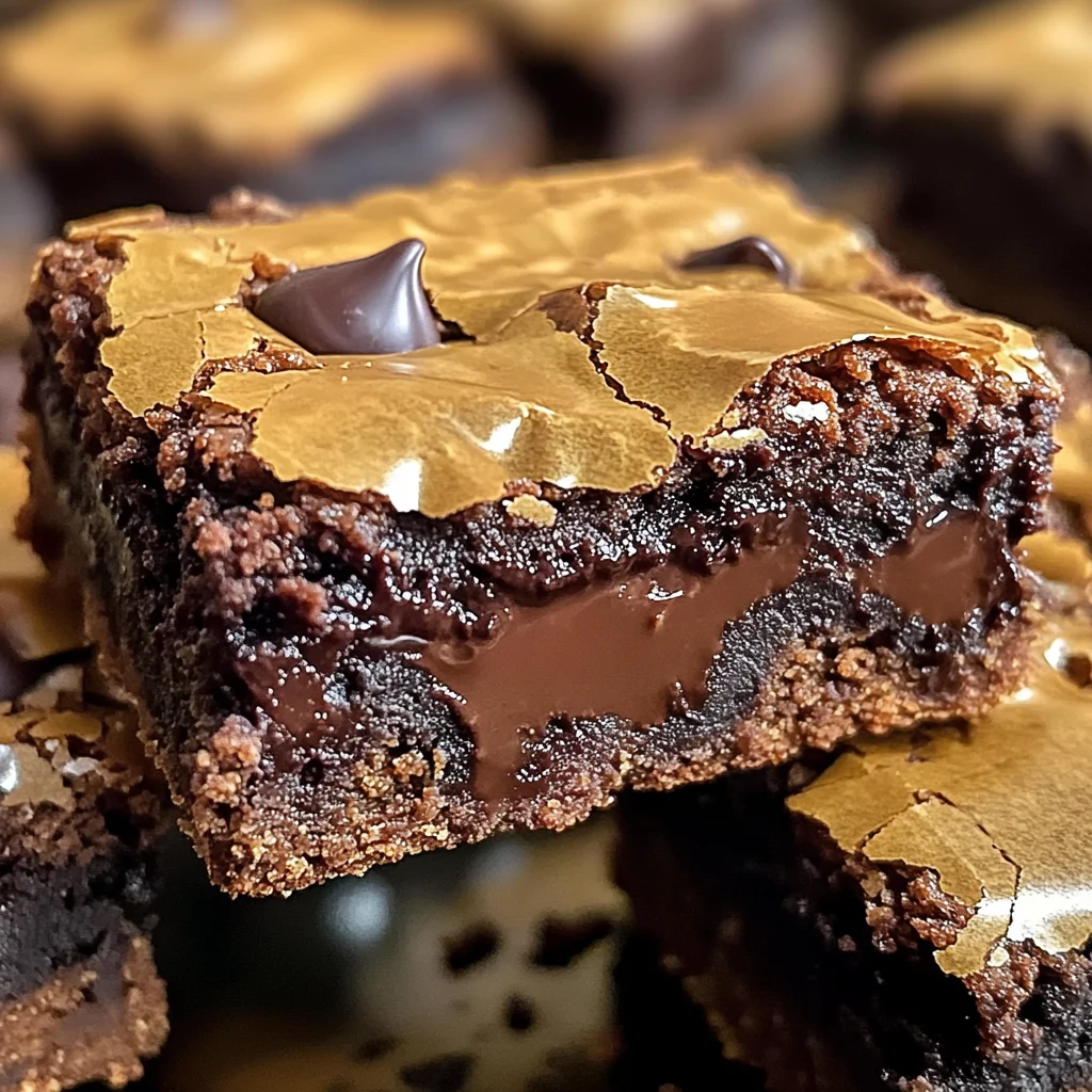 Délicieux brookies chocolatés