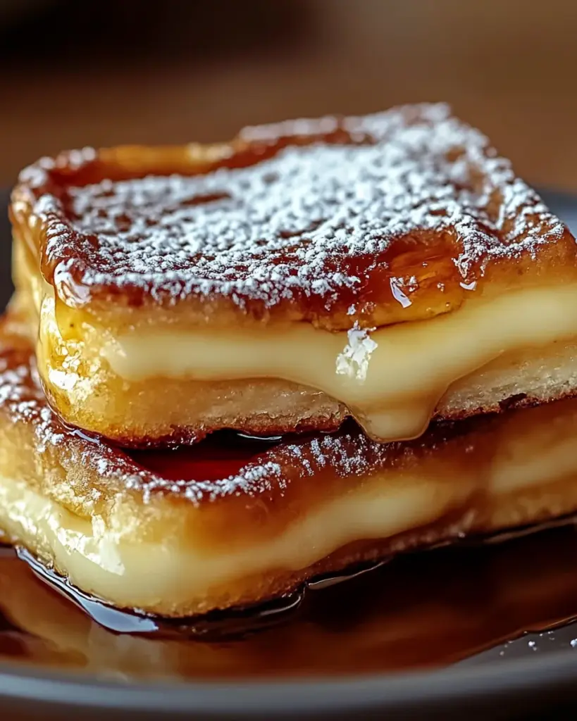 Dessert gourmand façon pain perdu