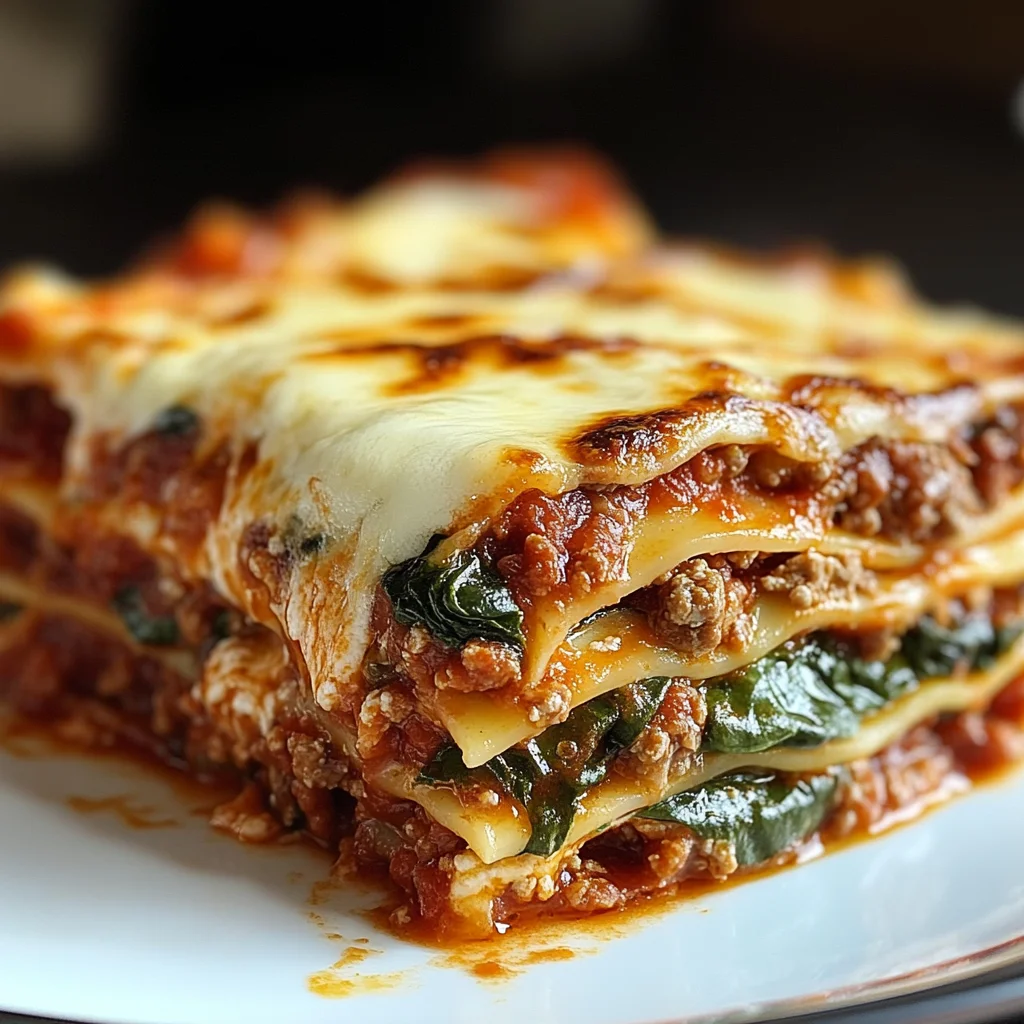 Lasagnes copieuses style canadien
