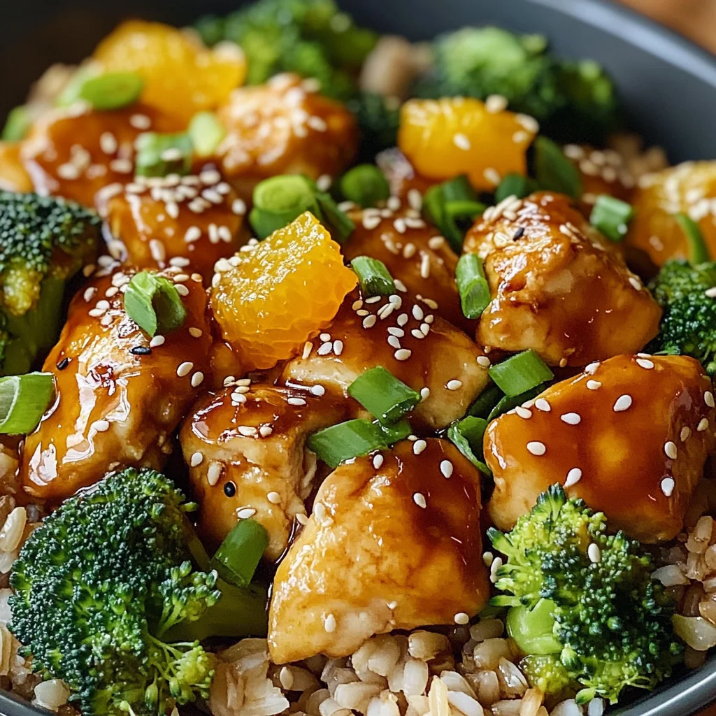 Poêlée de Poulet à l'Orange Croustillante