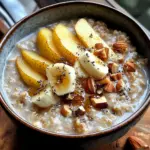 Porridge Thé Earl Grey et Poire