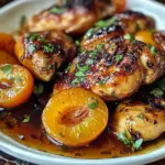 Poulet marocain aux abricots fondants