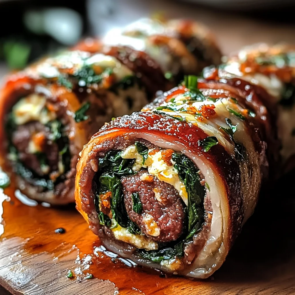 Roulés de bœuf gourmet et savoureux