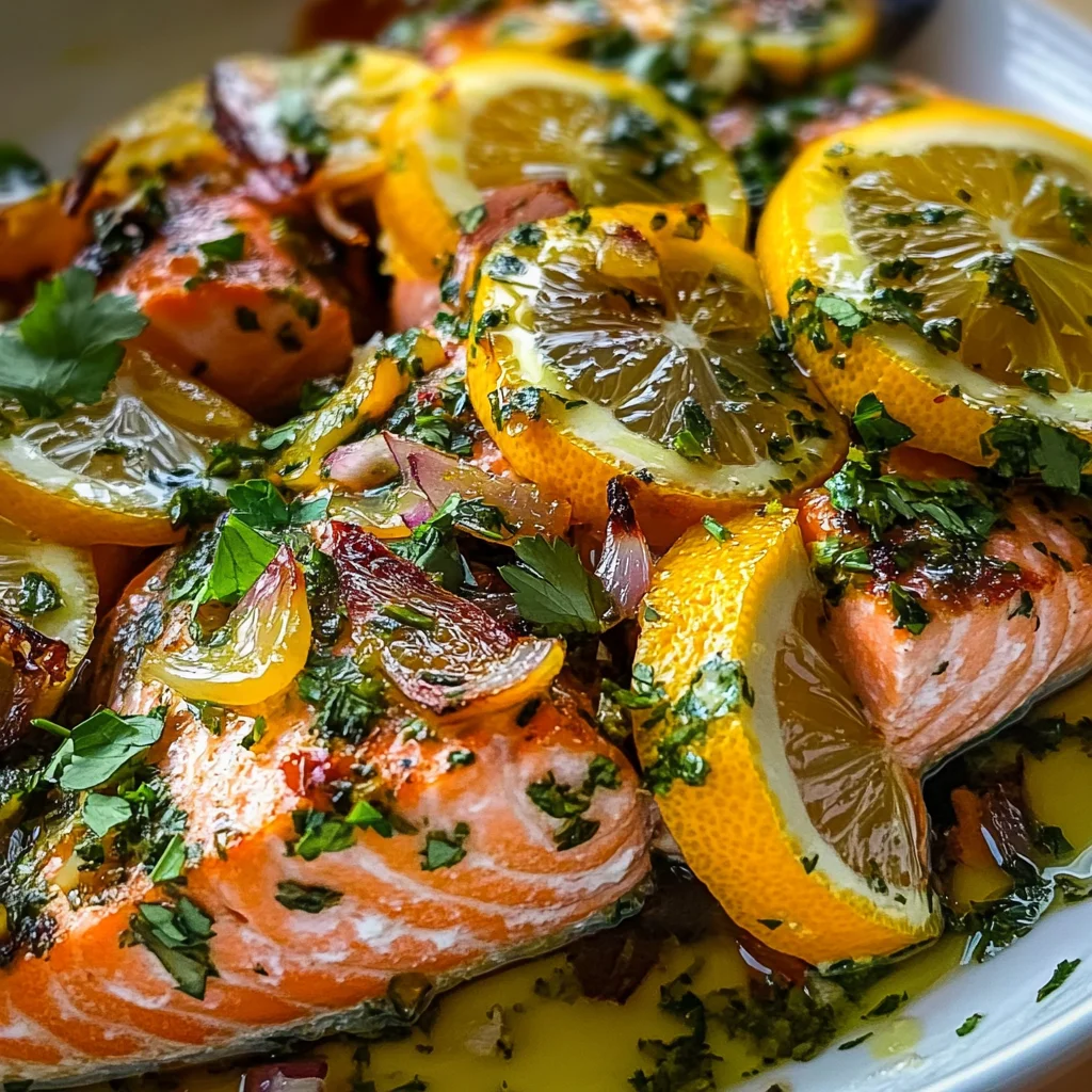 Saumon Rôti Aux Agrumes Rafraîchissant