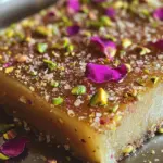 Basboussa Raffinée Pistache et Rose