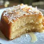 Délicieux dessert tropical moelleux