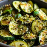 Délicieux écrasé de courgettes méditerranéen