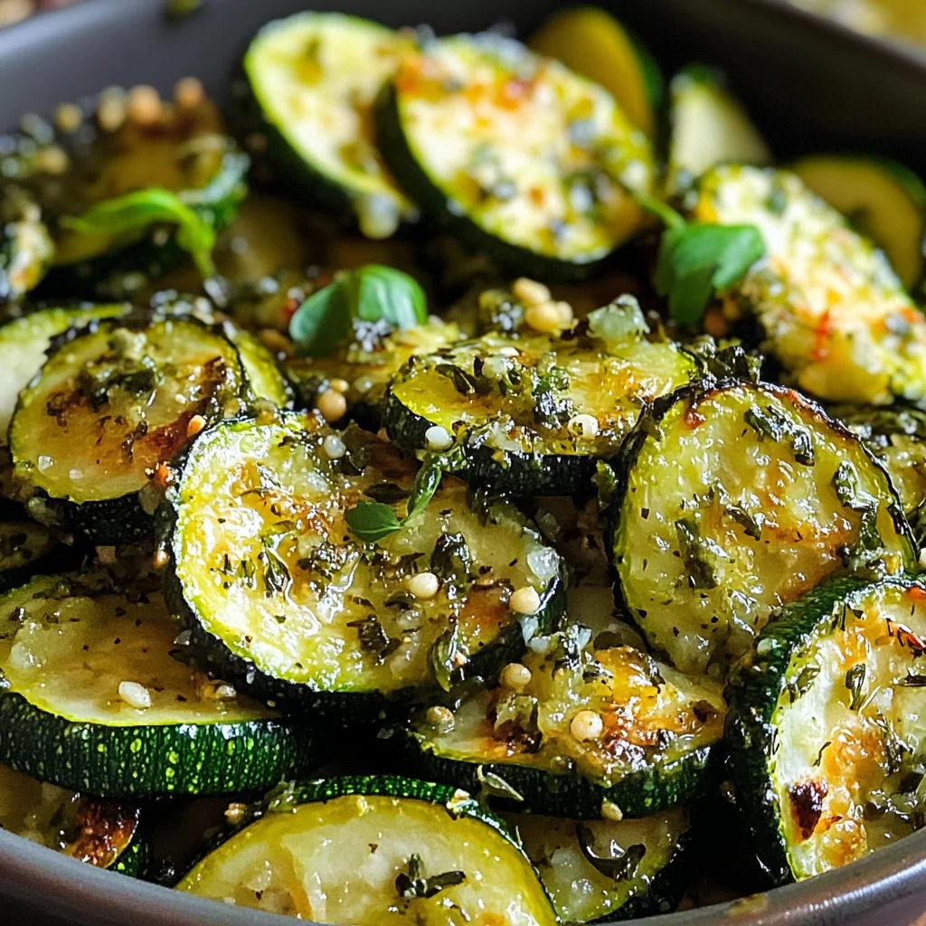 Délicieux écrasé de courgettes méditerranéen