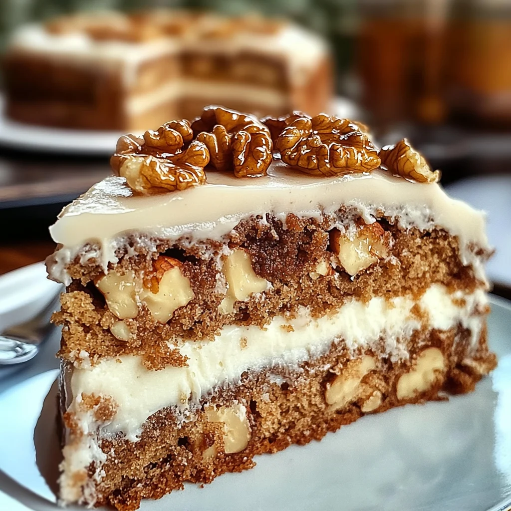 Gâteau Italien aux Noix et Café Gourmand