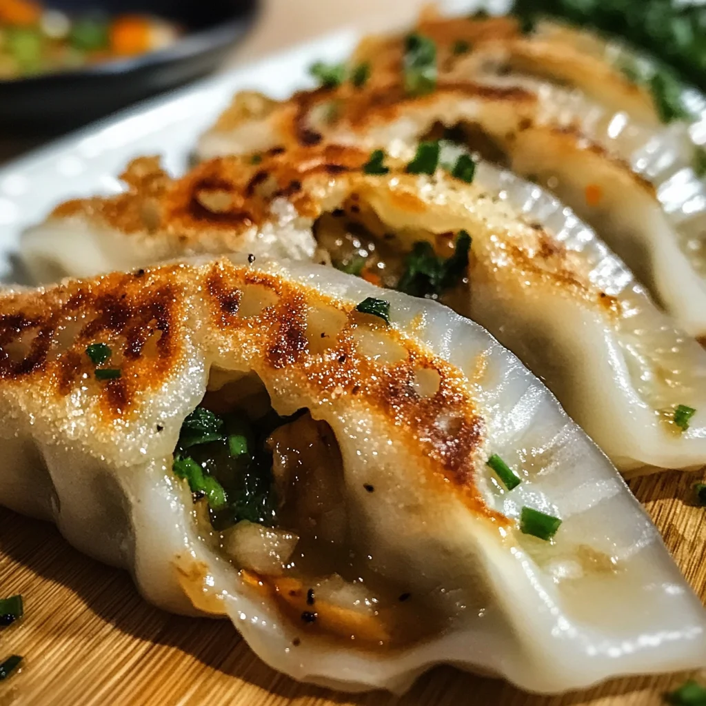 Gyoza végétariens faciles à préparer