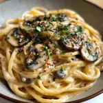 Pâtes crémeuses style fusion