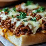 Sloppy Joes version pain fromage