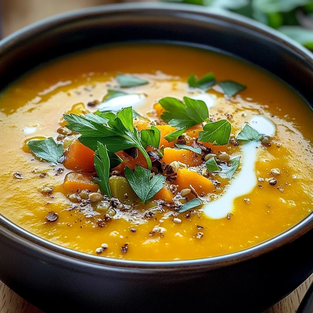 Soupe Crémeuse aux Carottes