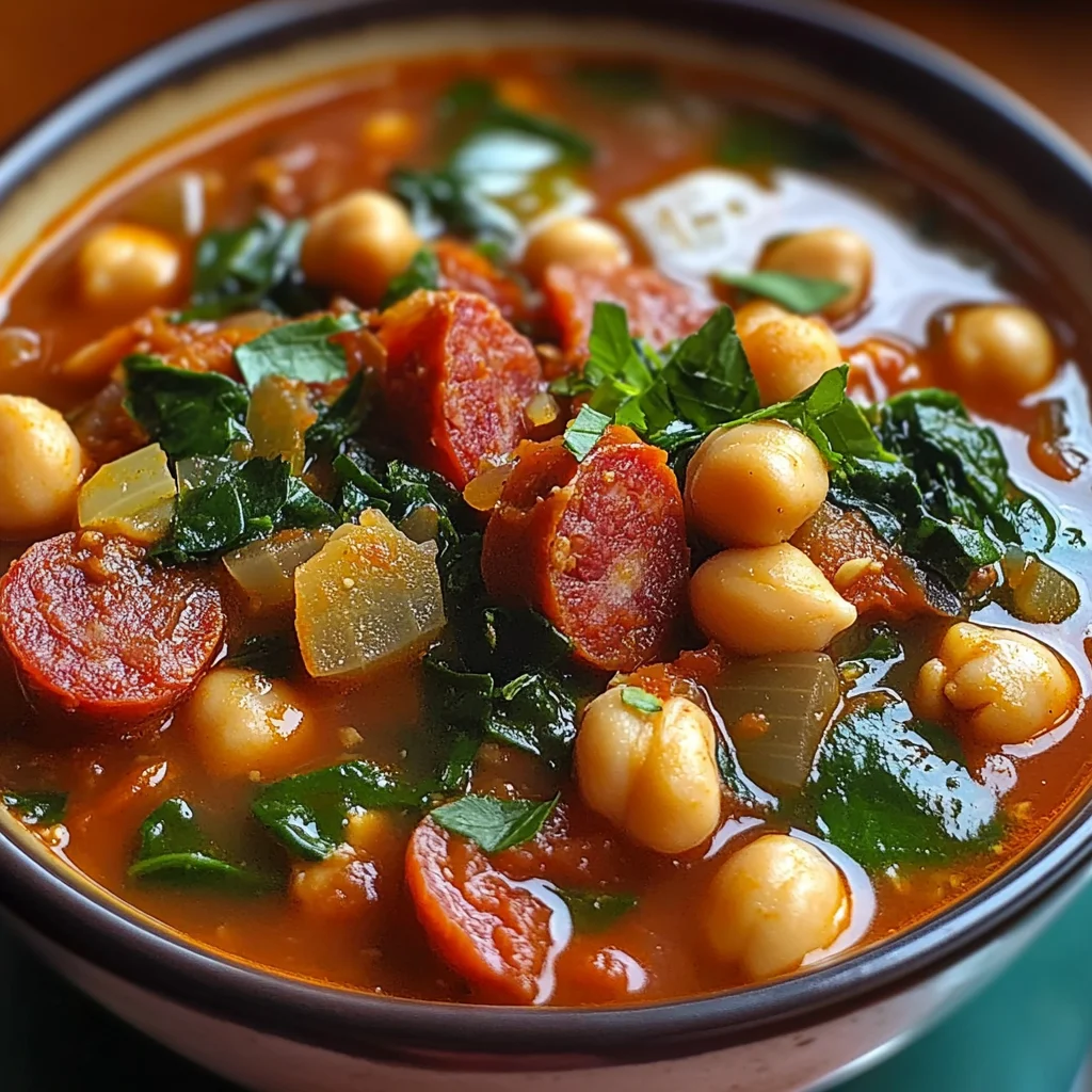 Soupe Espagnole Rustique au Chorizo