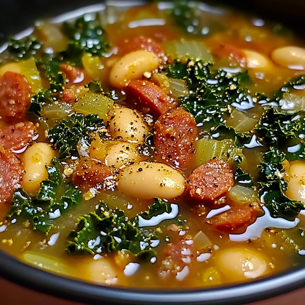 Soupe Rustique au Chou Frisé