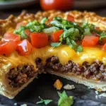Tarte façon cheeseburger délicieuse