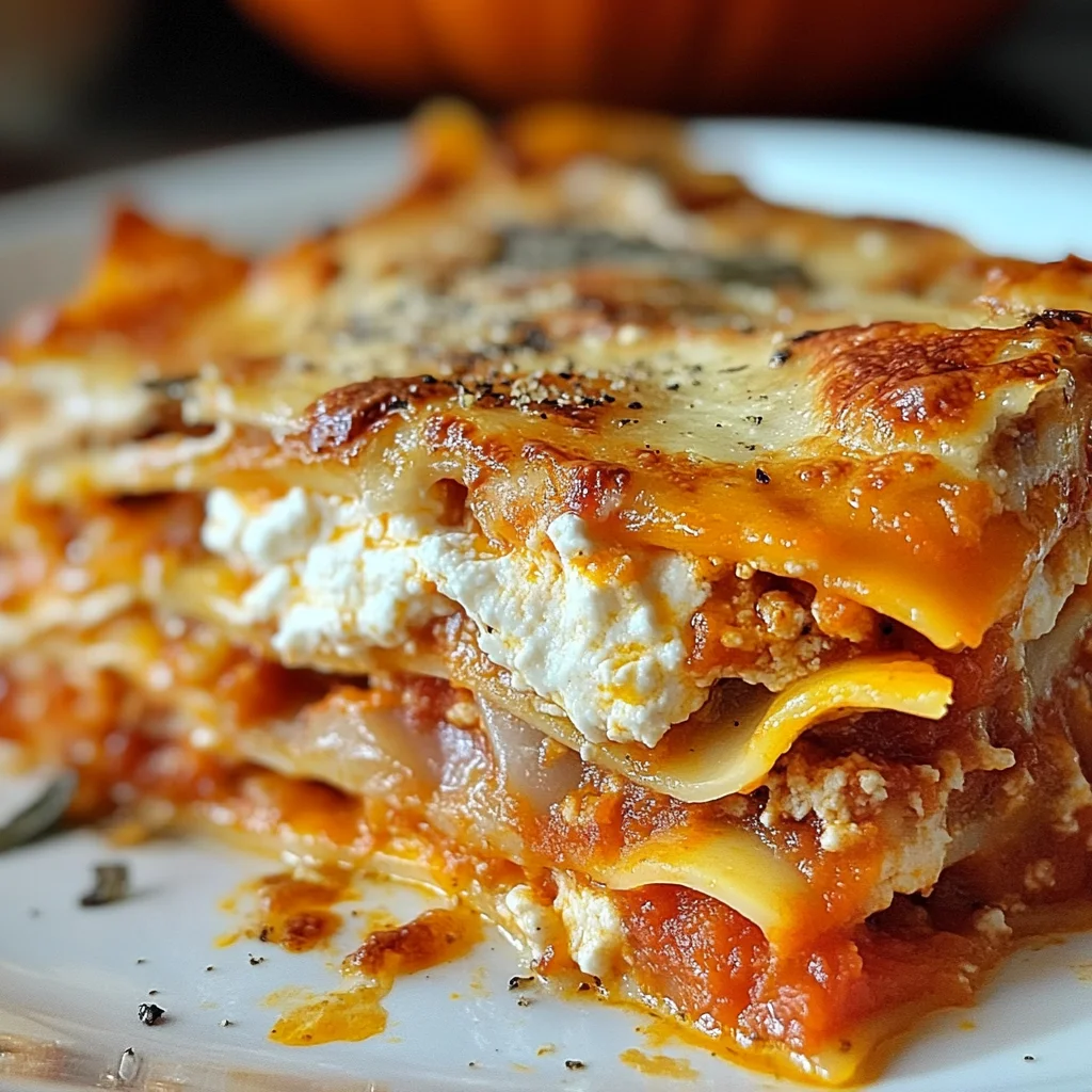 Lasagnes au Potimarron Rôti et Ricotta