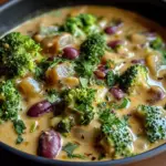 Plat végétal crémeux et gourmand