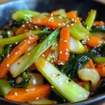 Wok croustillant aux légumes asiatiques